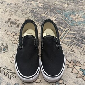 Vans Black Slip-On Shoes